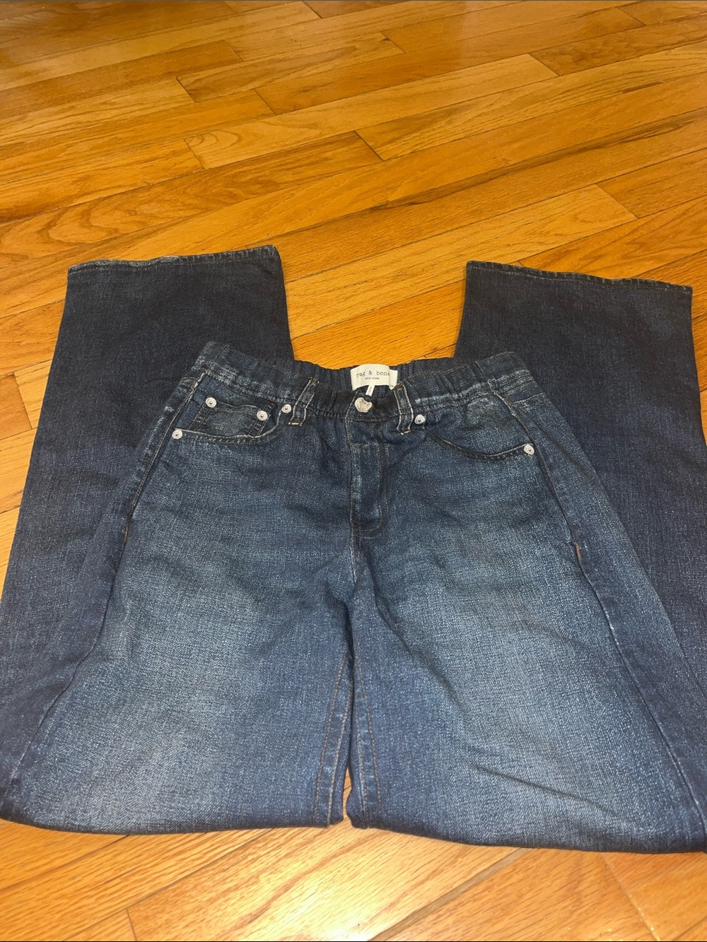 rag & bone Indigo wide straight leg